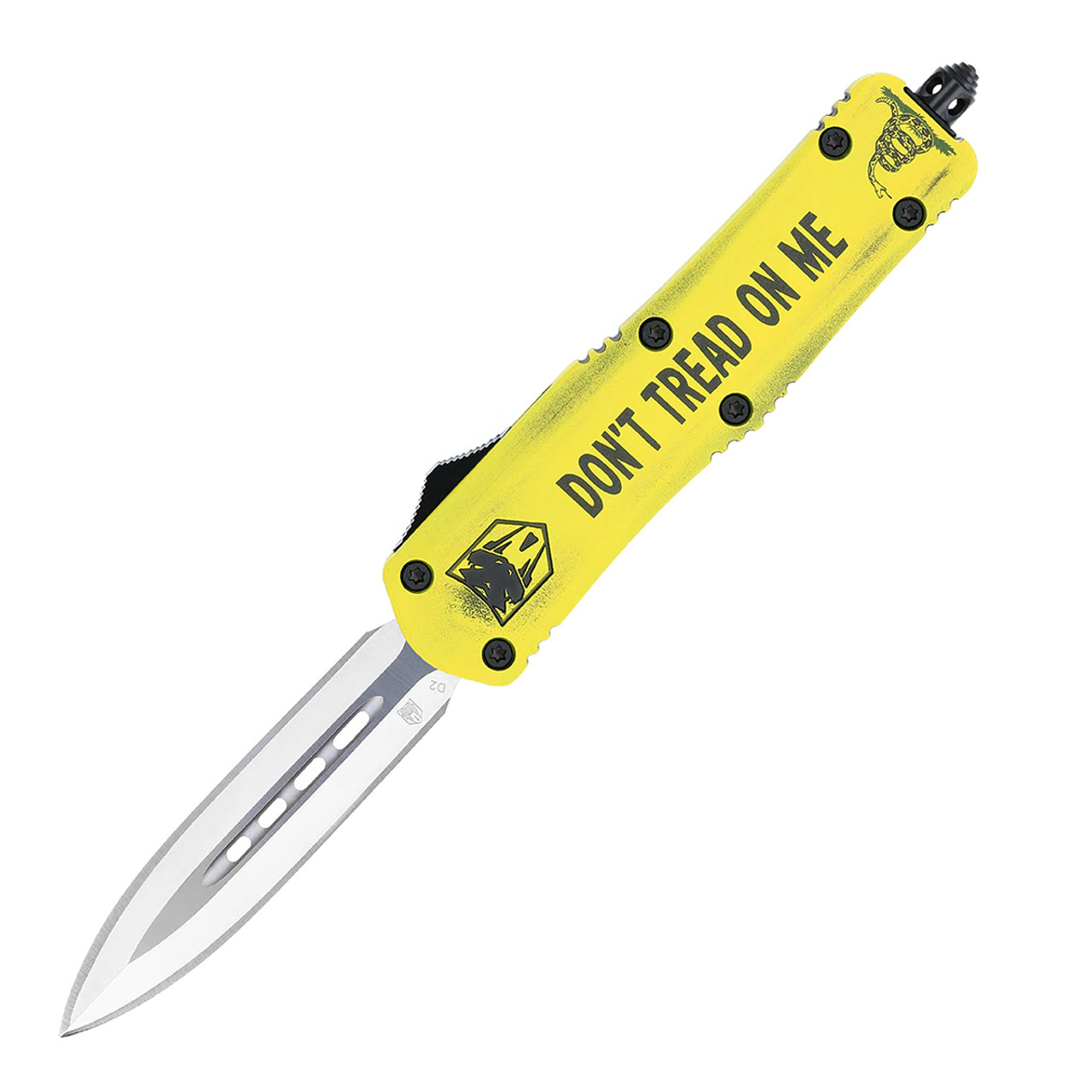 CobraTec Medium FS-3 Don't Tread on Me OTF Knife 3 Plain Dagger