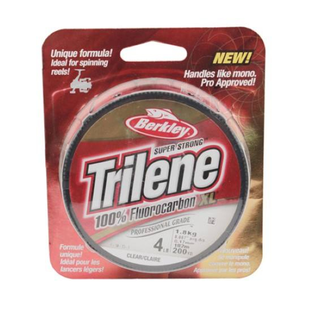 Berkley Trilene XL Line Fluorocarbon Filler Spool 200 Yards Clear