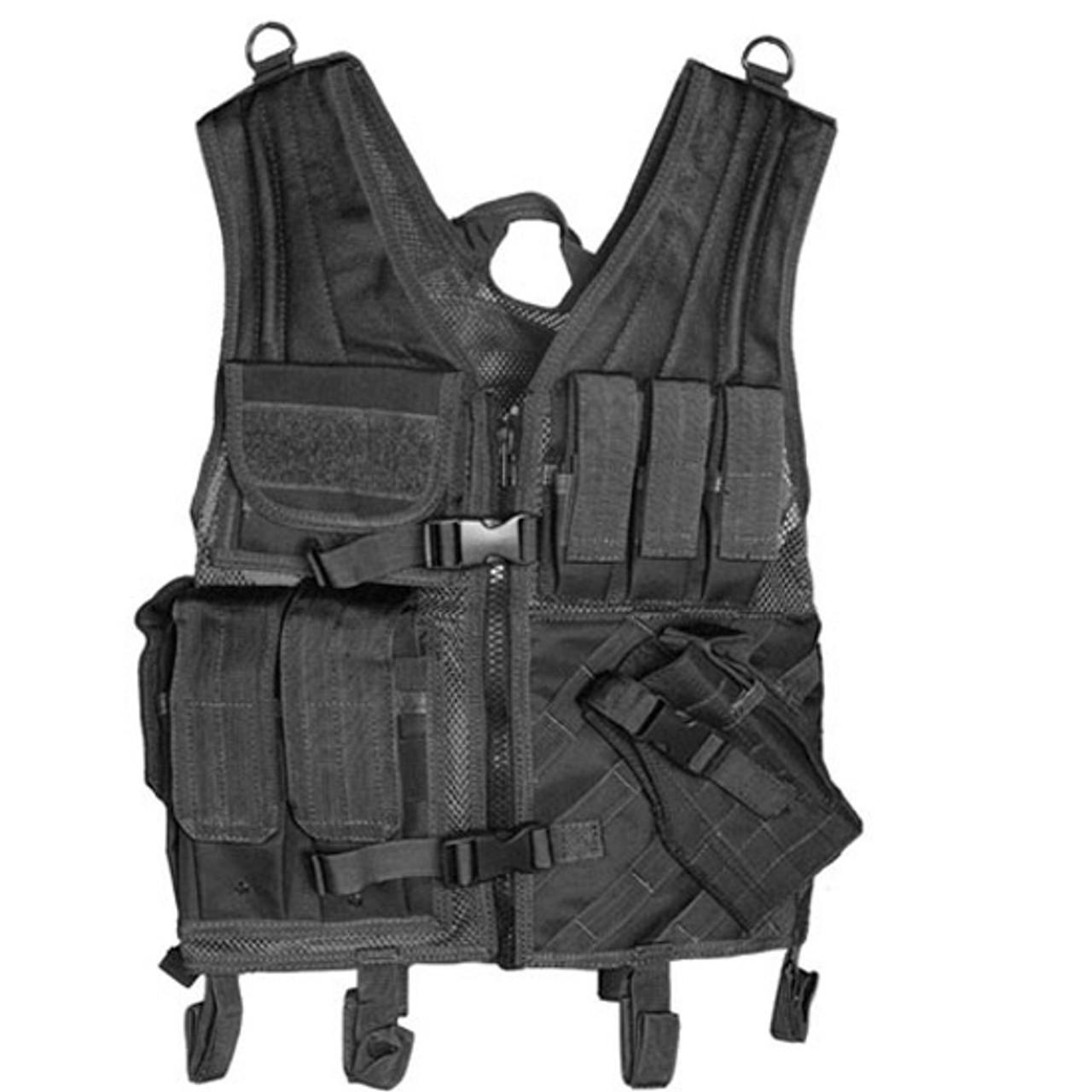 Fox Outdoor Assault Cross Draw Vest Black [FC-099598652319] - Cheaper ...