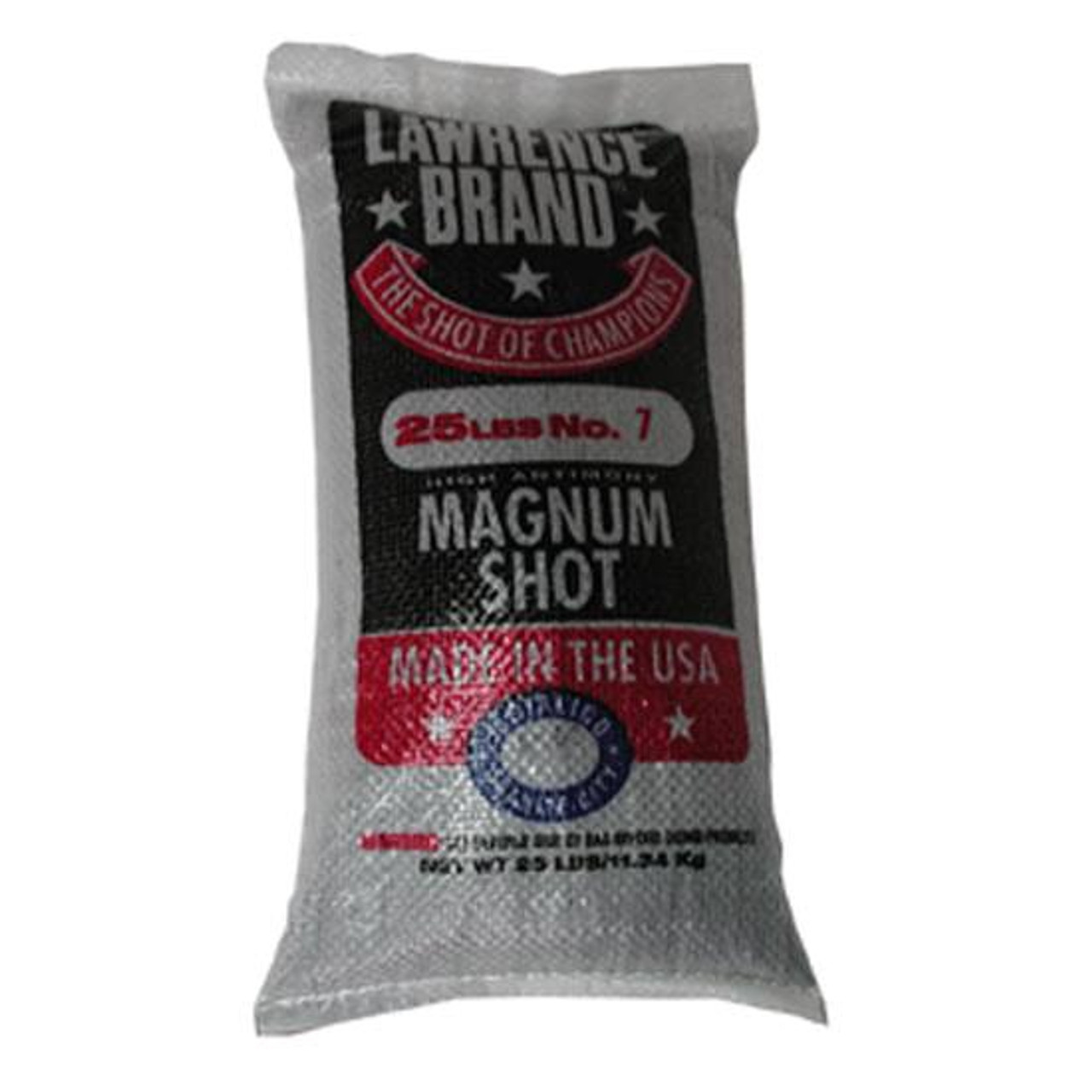 Lawrence Shot Magnum Lead (25#/bag)