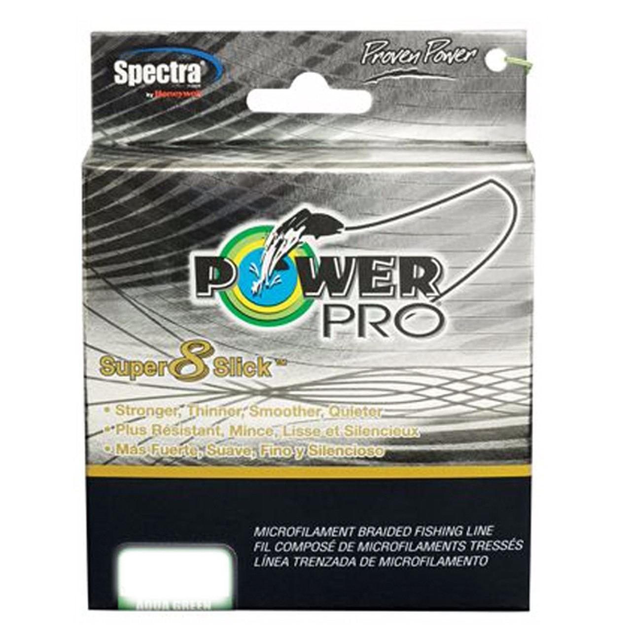 Power Pro Super Slick 8 Braided Fishing Line 150 Yards 30lbs Test 0.011  Diameter Aqua Green [FC-712649210640] - Cheaper Than Dirt