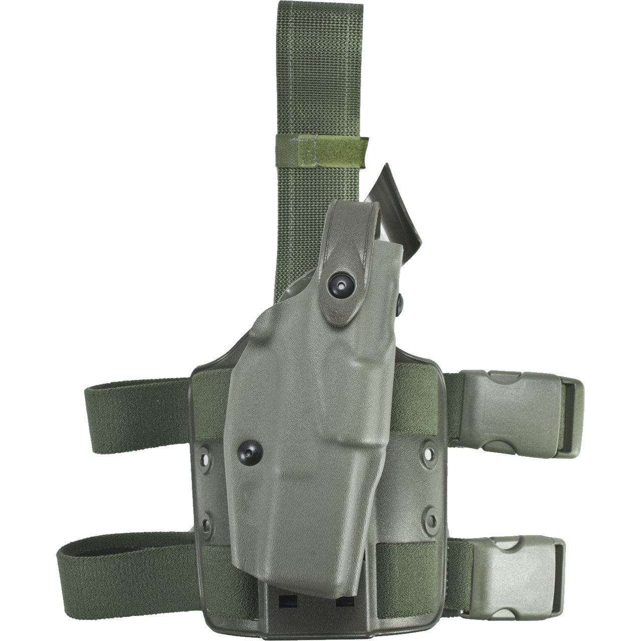 Gun&Flower Military Gear Polymer Leg Holster Fits Glock 17 19 22 23 31 32  Tactical Drop Leg Holster with Level II Retention