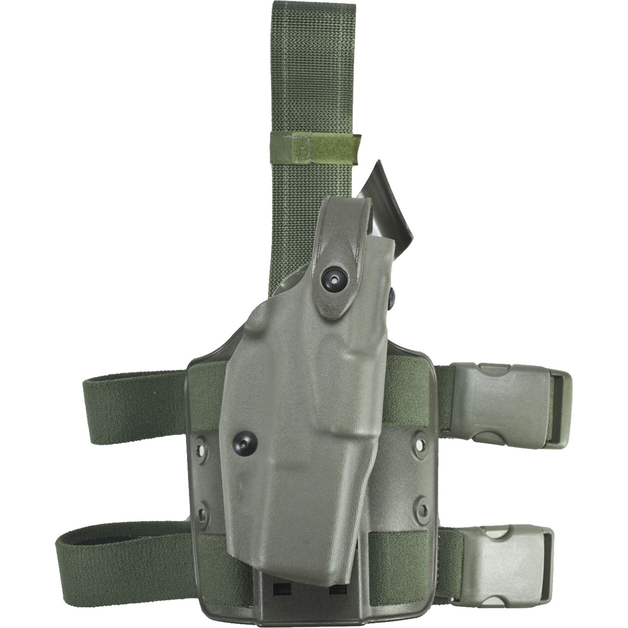 Safariland ALS Drop-Rig Tactical Holster For Glock 4.6 - Left Hand - Black  - STX Tactical Finish