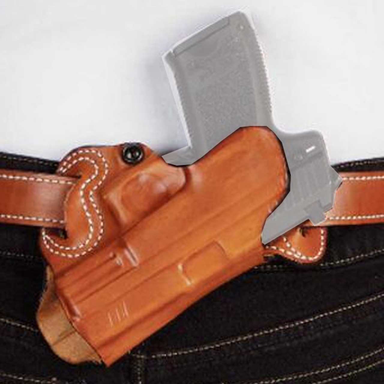 OWB belt carry holster for S&W M&P Shield 9mm,40 cal M2.0 pistol. Right  Handed