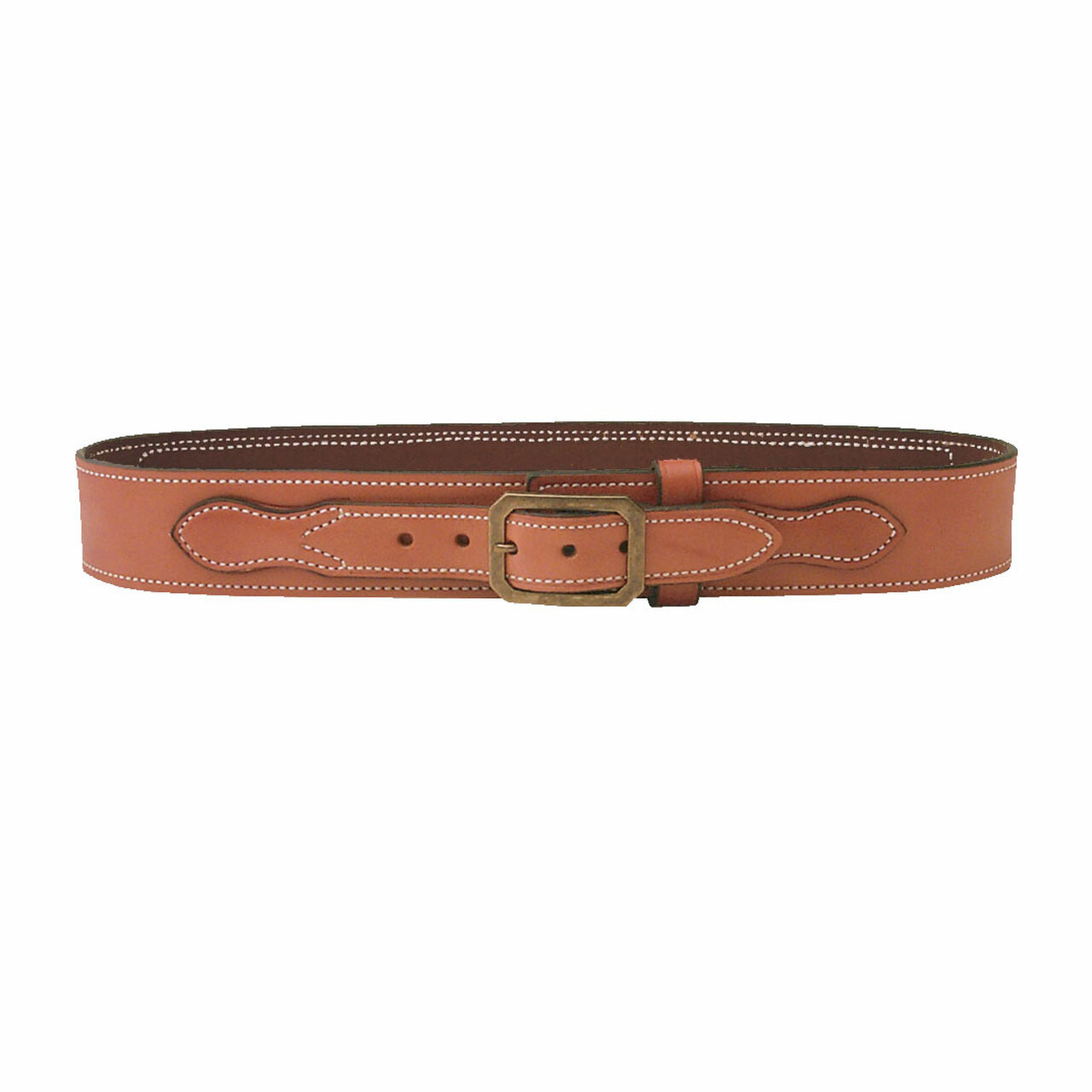 Arrow Printed Leather York Belt, Black (38)