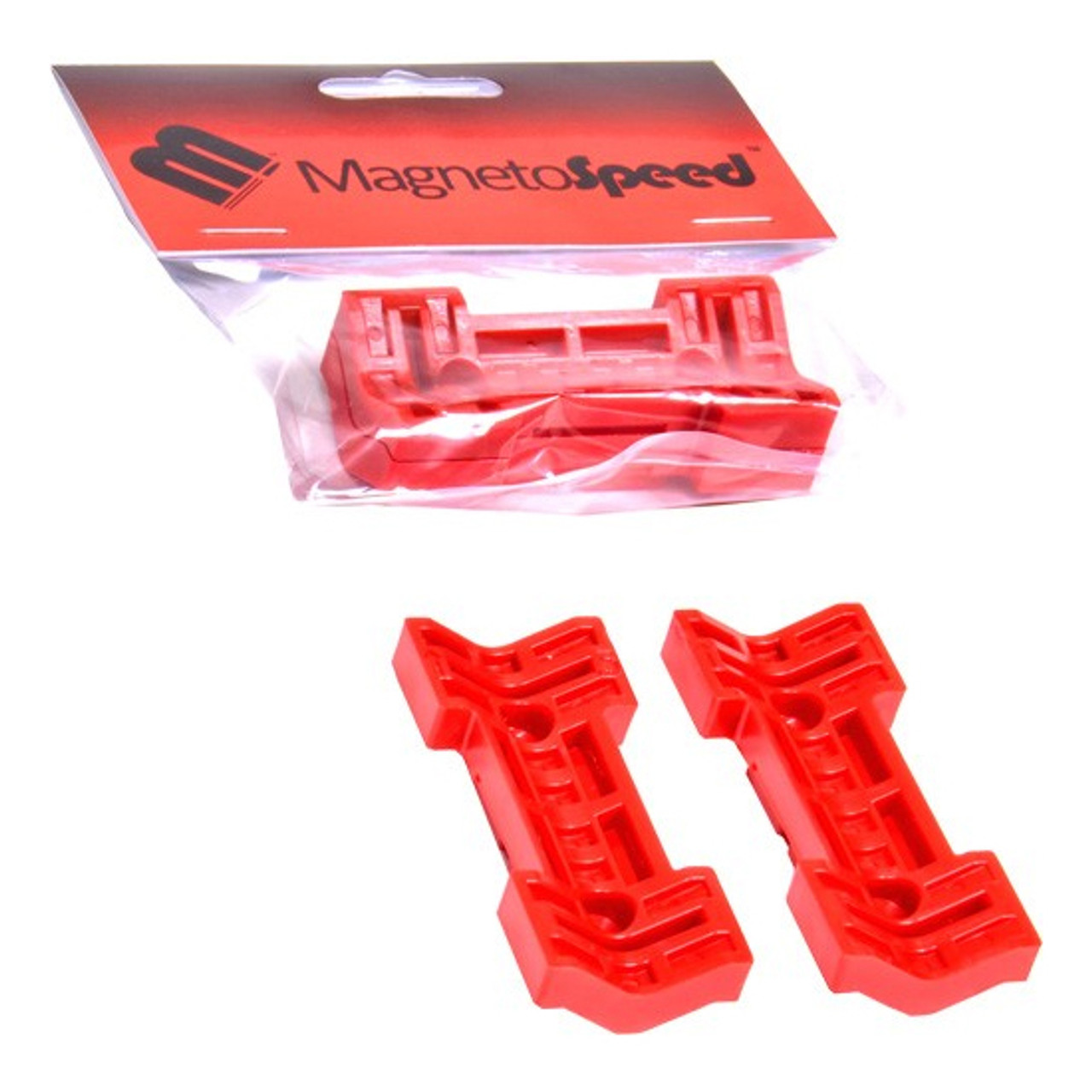 MagnetoSpeed Tapered Spacer Kit Align Barrel With Extreme Taper Comes with  .5 Degree and 1 Degree Spacer Polymer Red MSTAPEREDSPACER [FC-855036004047]  - Cheaper Than Dirt