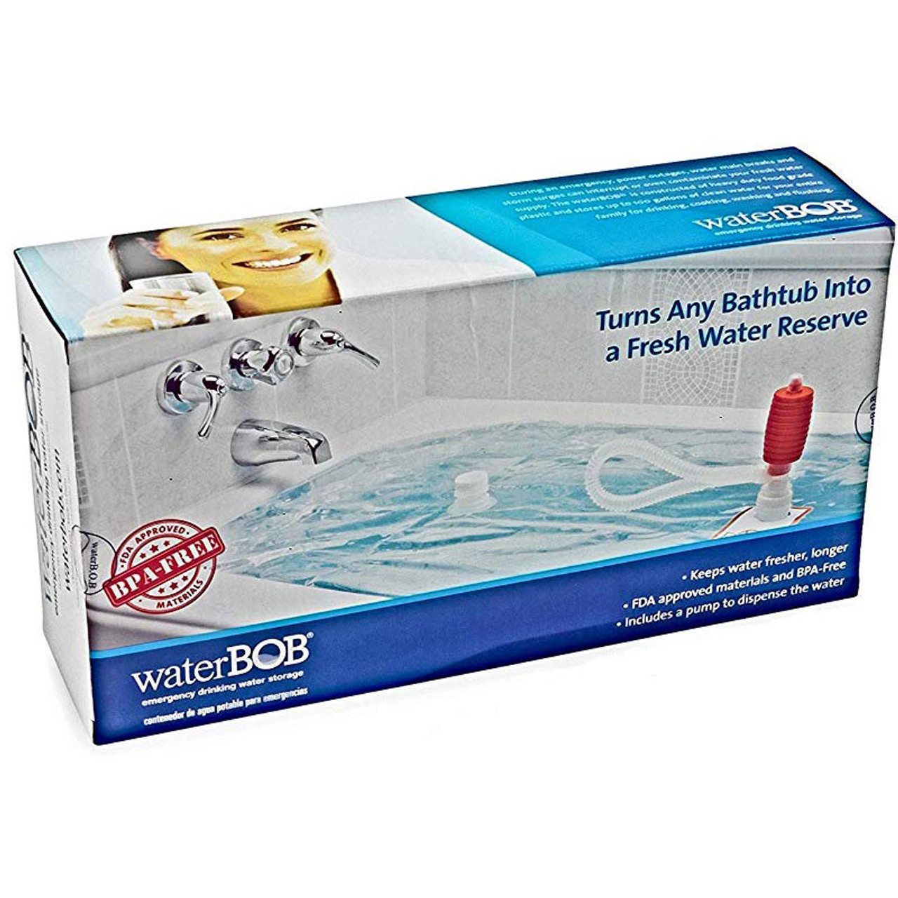 WaterBOB Bathtub Storage Emergency Drinking Water Container Holds 100  Gallons