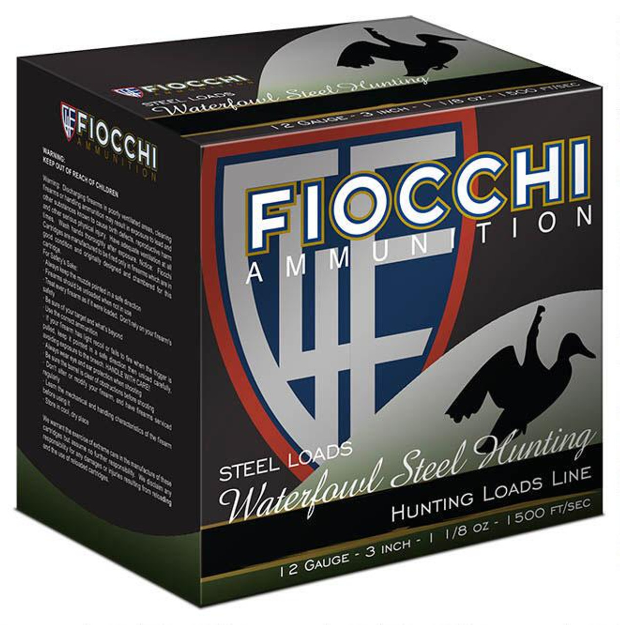 Fiocchi Speed Steel 12 Gauge Shotshell 250 Rounds 3 #6 Steel Shot