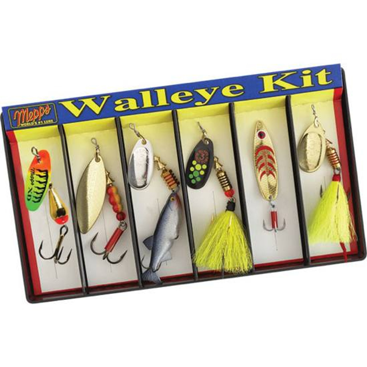 Mepps Walleye Kit - Plain and Dressed Lure Assortment [FC
