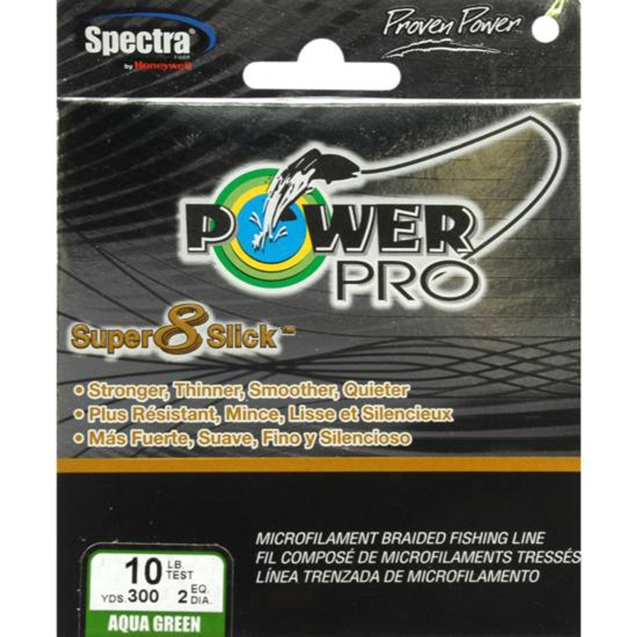 PowerPro Super 8 Slick Aqua Green 300 yds. - 10 lb. Test [FC