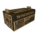 Winchester USA Forged 9mm Luger Ammunition 1000 Rounds Stack-N-Carry Steel Case FMJ 115 Grains Projectile 1190 fps [FC-020892225268]