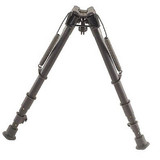 Harris Ultra-Light 1A2-25C Bipod Sling Swivel Stud Mount 13.5" to 27" Telescoping/Folding Legs Aluminum Matte Black [FC-051156112277]