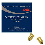 CCI Noise Blank .22 Short/Long/LR Ammunition 100 Rounds Crimped Brass Case Training/Starter Pistol/Reenactment [FC-076683000446]