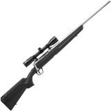 Savage Axis II XP Stainless Package Bolt Action Rifle .25-06 Rem 22" Barrel 4 Rounds with 3-9x40 Scope Matte Stainless Finish [FC-011356571076]