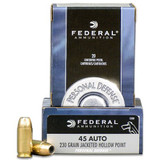 Federal PD .45 ACP 230 Grain JHP 20 Round Box [FC-029465093143]