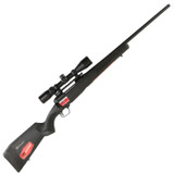 Savage 110 Apex Hunter XP Bolt Action Rifle .204 Ruger 20" Barrel 4 Rounds DBM Vortex Crossfire II 3-9x40 Riflescope AccuTrigger Synthetic Stock Matte Black Finish [FC-011356573018]