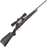 Savage 110 Apex Hunter XP Bolt Action Rifle 7mm Rem Mag 24" Barrel 3 Rounds Vortex Crossfire II 3-9x40 Riflescope AccuTrigger Synthetic Stock Matte Black Finish [FC-011356573148]