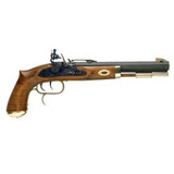 Traditions Trapper Black Powder .50 Caliber Flintlock Pistol 9.75" Barrel Adjustable Sights Select Hardwood Stock Blued P1090 [FC-040589109008]