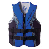 Full Throttle Type III Life Vest Men's Flex Back Vest Medium Blue [FC-043311006019]