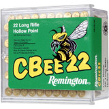 Remington CBEE .22 LR Ammunition 100 Rounds 33 Grain Lead Truncated HP Bullet 740fps Low Noise [FC-047700482200]