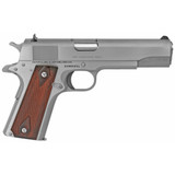 Colt Classic 1911 Series 70 Government Model .45 ACP Semi Auto Pistol 5" Barrel 7 Round Fixed Sights Rosewood Grips Stainless Steel Finish [FC-098289112224]