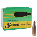 Sierra GameKing Bullet 6.5mm .264 Caliber 0.264" Diameter 130 Grain Hollow Point Boat Tail Projectile 100 Count [FC-092763017289]