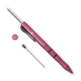 Cobra Tec Knives OTF Tactical Pen 2.5" Stainless Steel Blade Aluminum Pink [FC-099654030891]