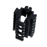 Leapers UTG AR-15 Tri-Rail Front Sight Barrel Mount Aluminum Black MNT-BR101TR-A [FC-4712274526259]