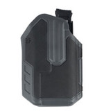 BLACKHAWK! Omnivore Multi Fit Holster for Most Handguns with TLR 1 or 2 Light Level 2 Retention Right Hand Polymer Black and Grey [FC-604544626193]