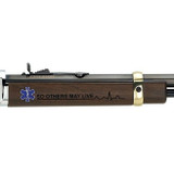 Henry Golden Boy EMS Tribute Edition Lever Action Rifle .22 LR 20" Barrel 16 Rounds Engraved Receiver Walnut Stock Nickel Plated Finish H004EMS [FC-619835016270]
