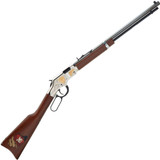 Henry Shriners Tribute Edition Lever Action Rimfire Rifle .22 LR/L/S 20" Barrel 16 Rounds Engraved Nickel Receiver Walnut Stock Blued Finish [FC-619835016584]