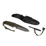 5ive Star Gear T1 Survival Paracord Knife Fixed Blade 3.25" Olive Drab [FC-690104430782]