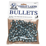 Great Lakes Bullets and Ammunition .45 Colt .452" Diameter 250 Grain Cast Lead Round Nose Flat Point Bullets 100 Pack B689119 [FC-702458689119]