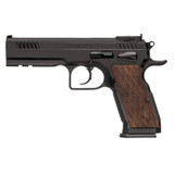 EAA Witness Elite Stock III Semi Auto Pistol 9mm Luger 4.75" Barrel 17 Rounds Fully Adjustable Super Sights Integral Rail Checkered Walnut Grip Blued Finish [FC-741566601309]