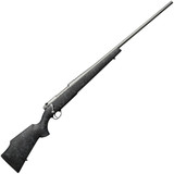 Weatherby Mark V Weathermark Bolt Action Rifle .257 Wby Mag 3 Rounds Black Synthetic Stock with Spider Web Accents Cerakote Grey Finish [FC-747115427154]