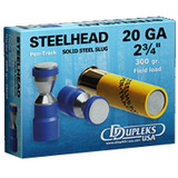 DDupleks USA Steelhead Pen-Track 20 Gauge Ammunition 5 Rounds 2-3/4" 11/16 oz Solid Steel Slug Lead Free 1475 fps [FC-751007981040]