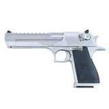 Magnum Research Desert Eagle Mark XIX Semi Auto Pistol .44 Remington Magnum 6" Barrel 8 Rounds Fixed Combat Sights Weaver Accessory Rail Brushed Chrome Finish [FC-761226024132]