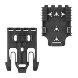 Safariland Quick Locking System Kit 1 with Duty Locking Fork and Receiver Plate Metal Black QUICK-KIT1-2 [FC-781607091362]