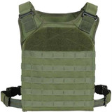 Voodoo Tactical MOLLE Rapid Assault Tactical (RAT) Plate Carrier Vest Nylon OD Green 20-901704000 [FC-783377107939]