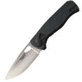Columbia River Knife and Tool HVAS Folding 3.339" Plain Edge Drop Point Satin 1.4116 Steel Blade Liner Lock Nylon handle Pocket Clip [FC-794023281705]