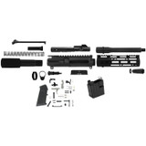 TacFire AR-15 Complete Pistol Build Kit 9mm Luger 7.5" Barrel Lower Parts Kit With 9mm Mag Well Adapter Matte Black Finish [FC-811261029064]