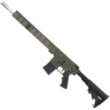 GLFA .450 Bushmaster AR-15 Semi Auto Rifle 18" Stainless Barrel 5 Round 15" Free Float M-LOK Hand Guard Collapsible Stock OD Green/Black [FC-702458691297]