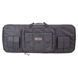 Firefield AR-15 Carbon Series Double Rifle Bag 36"x13"x3" Size Padded Divider 600D Polymer Black [FC-812495022722]