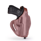 1791 Gunleather BHX-4 Dual Position OWB Thumb Break Belt Holster Alternative Full Size Semi Auto Models Right Hand Draw Leather Signature Brown [FC-816161022047]