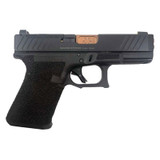 Shadow Systems SG9C 9mm Luger Semi-Auto Handgun 4.01" Bronze Barrel No Magazine Stippled Frame COPS Slide Black [FC-850000462434]