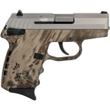 SCCY CPX-1 9mm Luger Subcompact Semi Auto Pistol 3.1" Barrel 10 Rounds Ambidextrous Safety Kryptek Highlander Polymer Frame with Stainless Slide Finish [FC-857679003982]