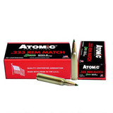Atomic .223 Remington Ammunition 20 Rounds Match Grade 77 Grain Sierra Tipped MatchKing 2600fps [FC-858767004591]