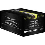 NovX Engagement 9mm Luger Ammunition 26 Rounds 65 Grain ARX Fluted Poly/Copper Bullet Steel Case 1,575fps [FC-859959007000]