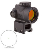 Trijicon 1x25 MRO 2.0 MOA Adjustable Green Dot; AC32068 [FC-719307615700]