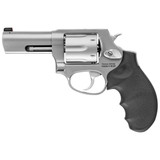 Taurus 856 .38 Special +P Double Action Revolver 3" Barrel 6 Rounds Hogue Rubber Grips Matte Stainless Steel Finish [FC-725327933854]